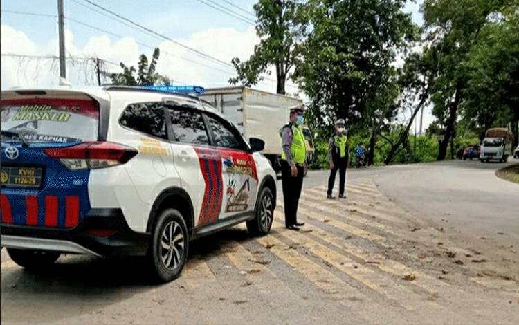 Satlantas Polres Kapuas Petakan Daerah Rawan Kecelakaan