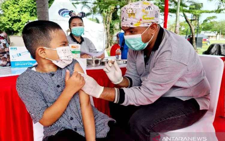 Vaksinasi Anak di Murung Raya Capai 71 Persen