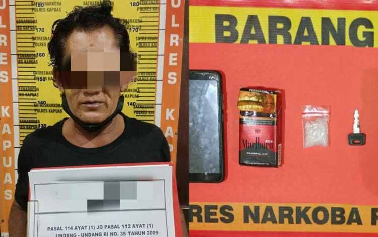 Bawa 5,02 Gram Sabu, Warga Banjarmasin Ini Ditangkap Satresnarkoba Polres Kapuas