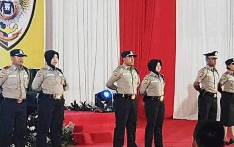 Pagi ini Polri Kenalkan Seragam Baru Satpam