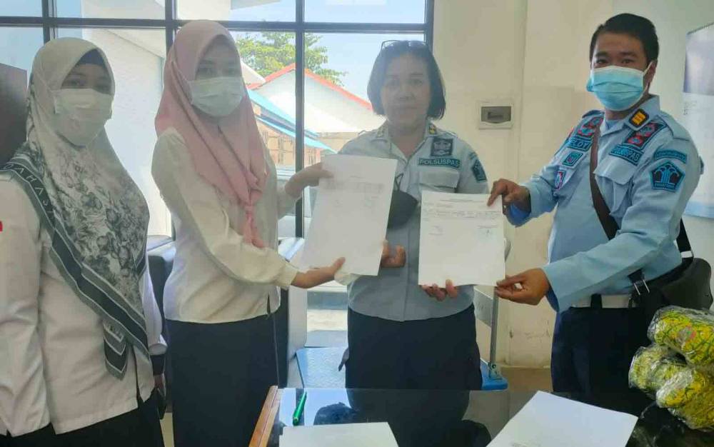 Lapas Palangka Raya Terima Bantuan Obat-Obatan