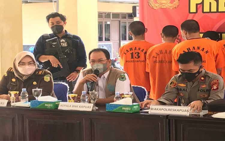 BNK Kapuas Terus Sosialisasikan Bahaya Penyalahgunaan Narkoba