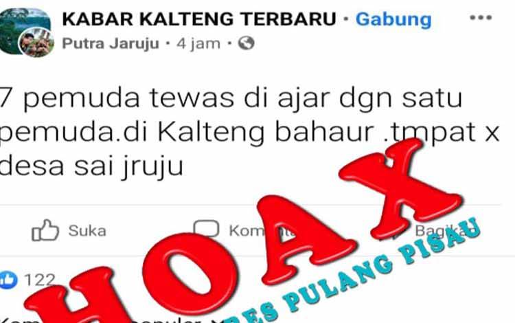 Sebar Hoax, Seorang Anak Dipanggil Polisi di Pulang Pisau