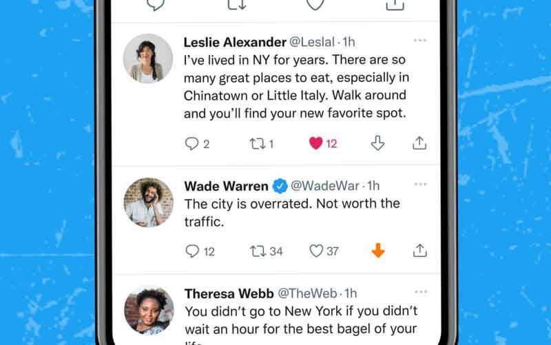 Twitter Perluas Uji Coba Fitur "Downvote"