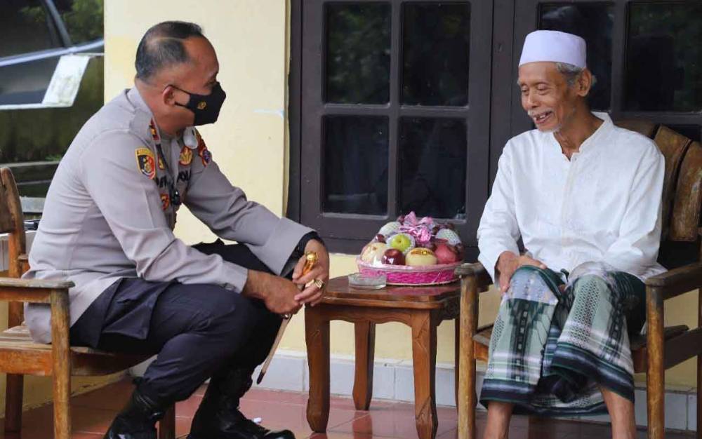 Kapolres Kobar Perkuat Silaturahmi ke Tokoh Agama, ini Pesannya