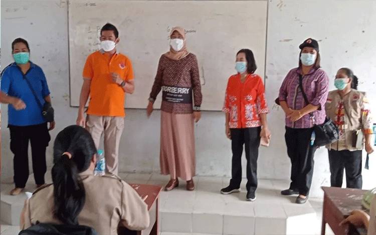 Satgas Covid-19 Palangka Raya Gencar Edukasi Disiplin Prokes di Sekolah