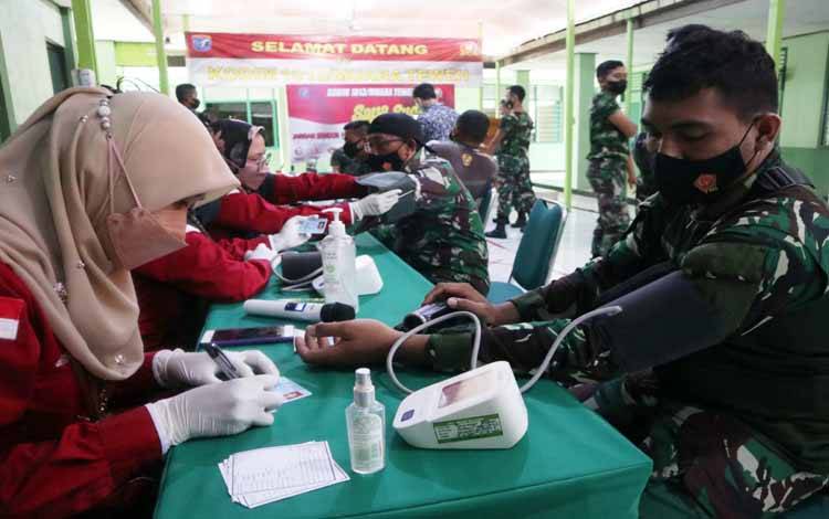 Kodim Muara Teweh Gelar Vaksinasi Booster bagi Prajurit dan PNS