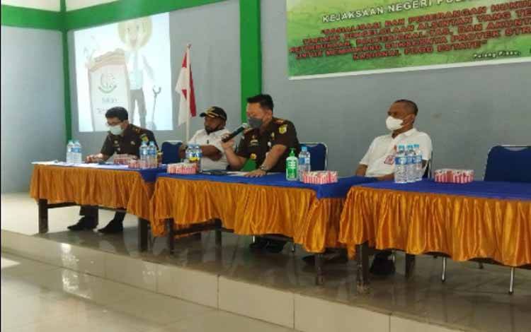 Kejari Pulang Pisau Tegaskan kepada Pengurus Usaha Pelayanan Jasa Alsintan