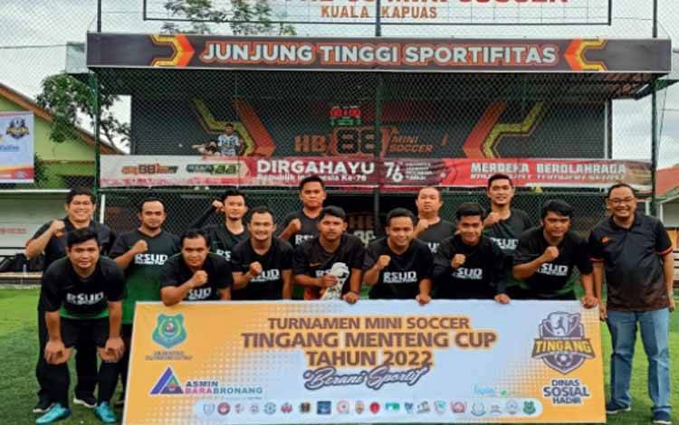 Tim Futsal RSUD Pulang Pisau Ikuti Turnamen Mini Soccer di Kapuas
