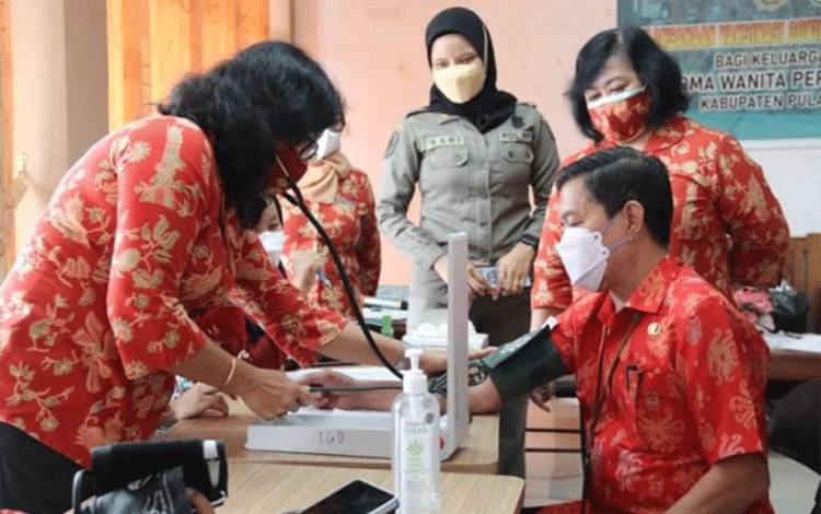 DWP Pulang Pisau Dukung Percepatan Vaksinasi Dosis 3