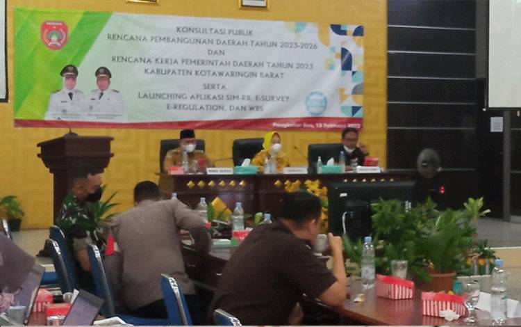 Pemkab Kobar Gelar Konsultasi Publik untuk ini