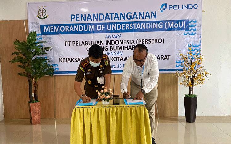Kejari Kobar Teken MoU Penangan Bantuan Hukum