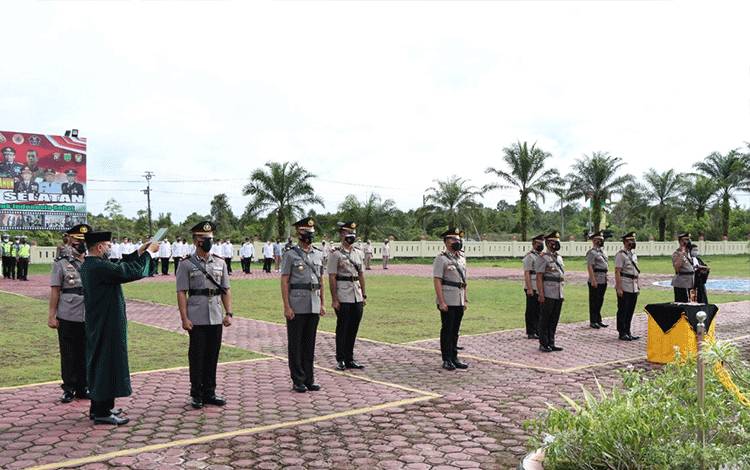 6 Perwira Polisi di Polres Barito Selatan Bergeser
