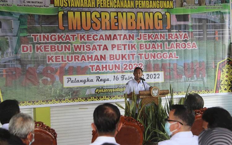 Musrenbang Jekan Raya, Mayoritas Usulkan Perbaikan Infrastruktur