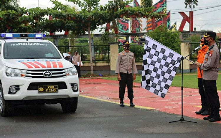 Kasus Covid-19 Meningkat, Kapolres Kapuas Terjunkan Tim KRYD Operasi Yustisi
