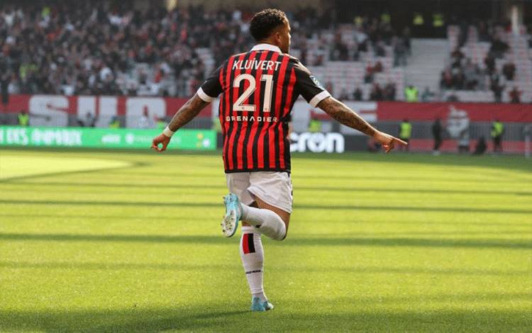 Hasil Liga Prancis, Kluivert Antar Nice Tekuk Angers