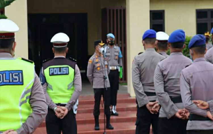 Ini Arahan Kapolres Kapuas kepada Personel saat Pimpin Apel Perdana