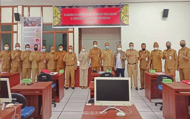 Pejabat di Seruyan Ikuti Uji Kompetensi Jabatan Tinggi Pratama