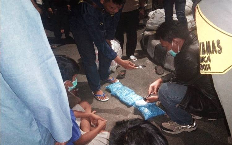 BNN RI Ringkus 4 Orang di Palangka Raya