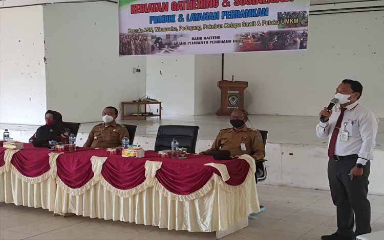 Bupati Seruyan Buka Gathering dan Sosialisasi Produk Layanan Perbankan