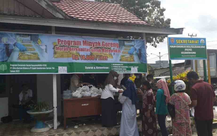 Operasi Pasar Gencar Dilakukan PT CBU Guna Atasi Kelangkaan Minyak Goreng