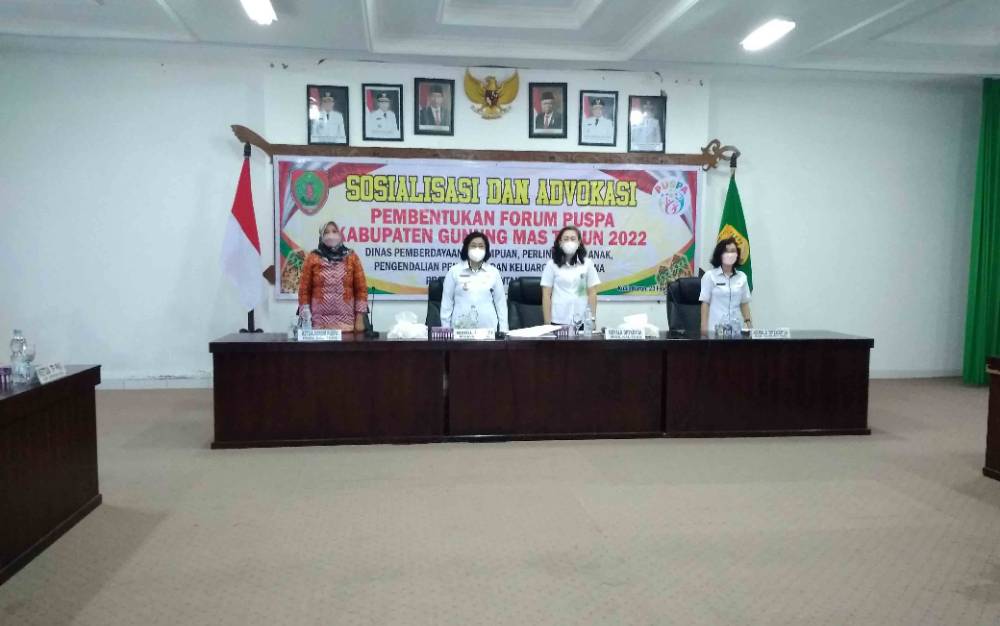 Pemkab Gunung Mas Sosialisasi dan Advokasi Pembentukan Forum PUSPA
