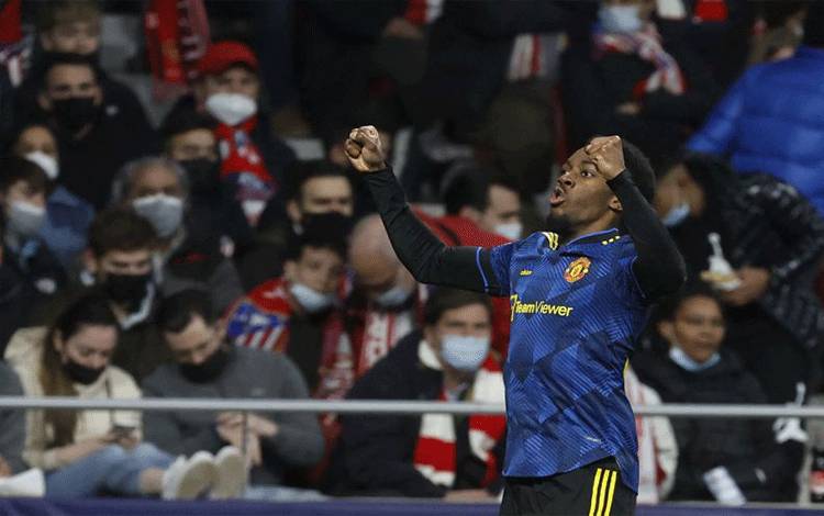 Elanga Cetak Gol Penting saat MU Tahan Seri 1-1 Atletico Madrid