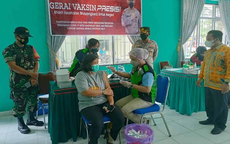 Polres Barito Timur Gelar Vaksinasi di Kantor Kemenag