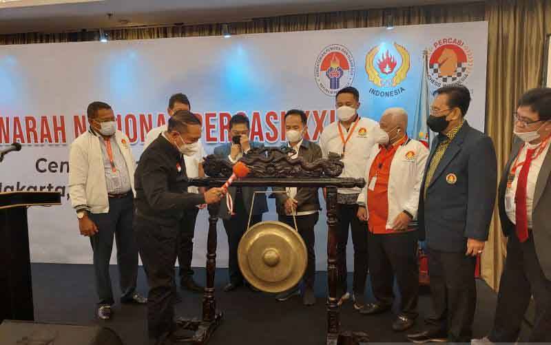 Menpora Amali Resmi Buka Munas Percasi 2022 di Jakarta