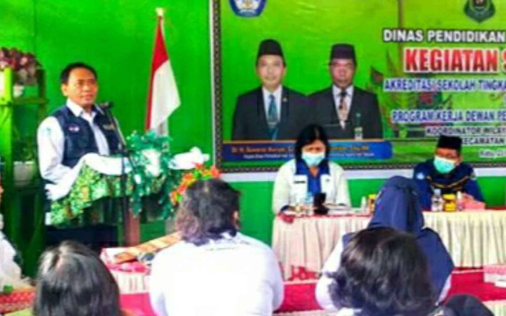 Program Akreditasi Sekolah dan Dewan Pendidikan Kapuas Terus Disosialisasikan ke Kecamatan