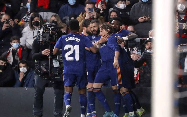Benzema Selamatkan Tiga Poin Madrid di Kandang Rayo Vallecano