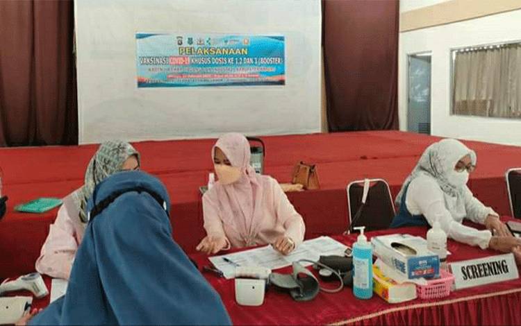 Kadin Kapuas Gelar Vaksinasi Booster Sasar Pelaku UMKM