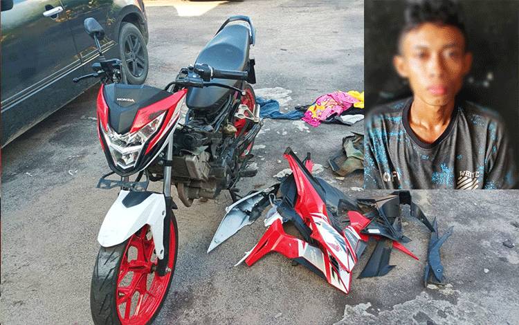 Petugas Gabungan Tangkap Pelaku Curanmor di Palangka Raya