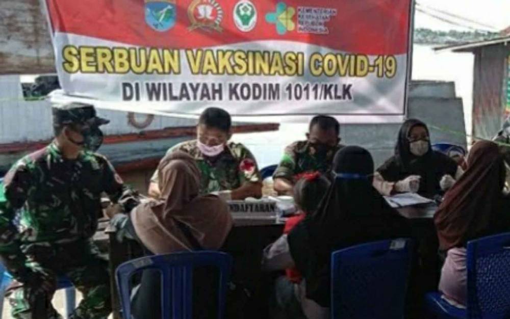 Kodim 1011 Kuala Kapuas Bentuk Tim Mobile Vaksinasi Covid-19