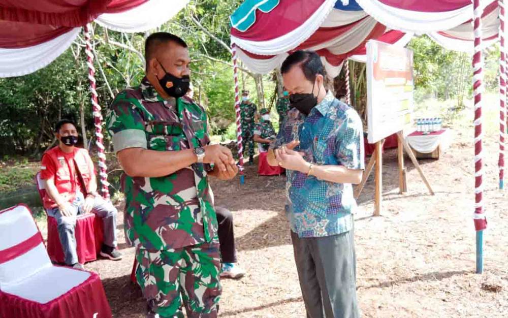 Masuki Purna Tugas, Perwira Penghubung Kodim 1015 Sampit di Kasongan Pamitan