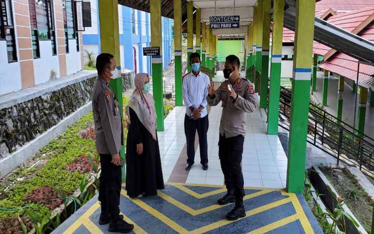Kasus Covid-19 Meningkat, Kapolres Kobar Tinjau Kesedian BOR dan Fasilitas di RSUD Imanuddin
