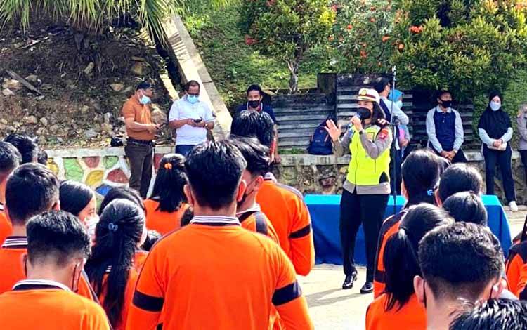 Satlantas Barito Utara Gelar Program Police Goes to School