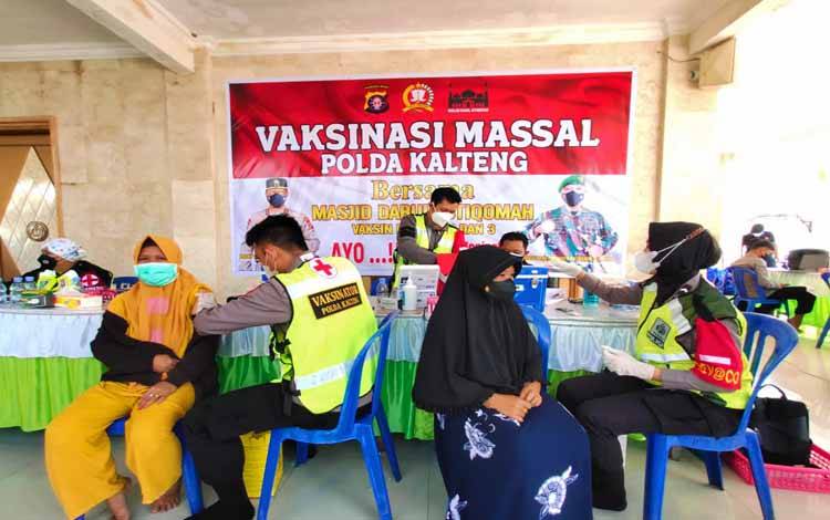 Polda Kalteng Terus Gencarkan Akselerasi Vaksinasi Presisi