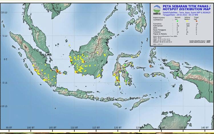 Duh, Titik Panas di Kotim Melonjak
