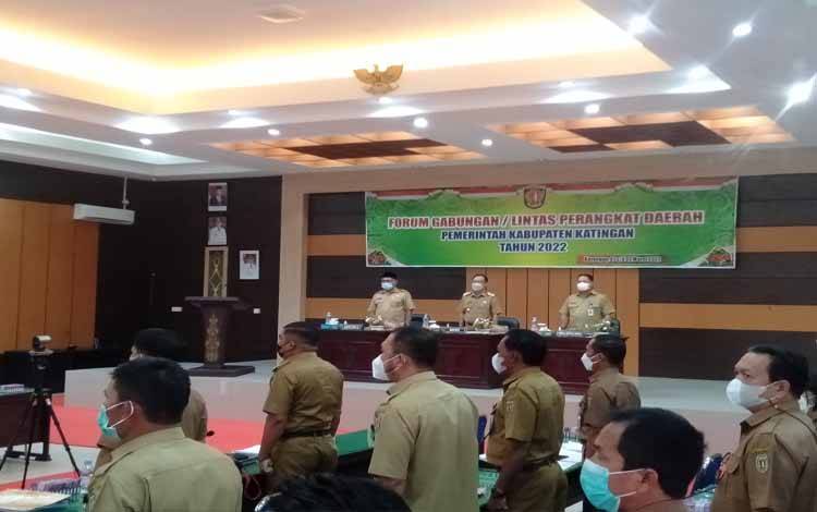 Pesan Sakariyas kepada Kepala SOPD saat Buka Forum Gabungan Perangkat Daerah