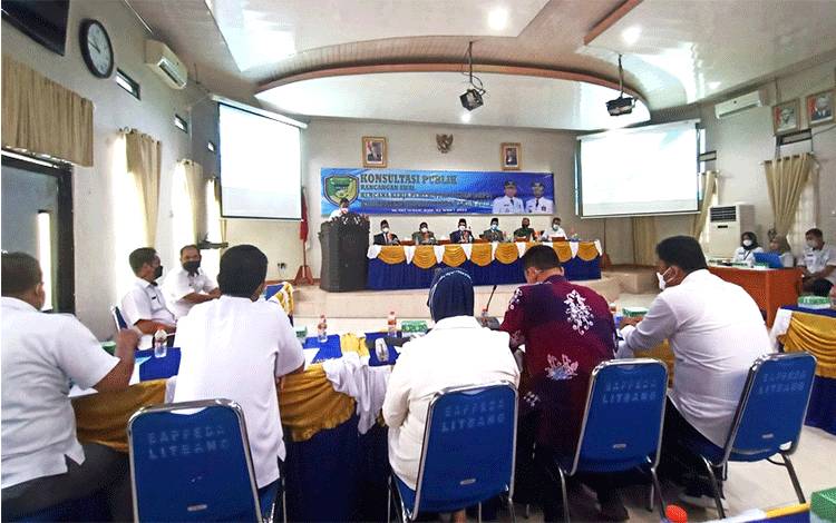 Kata Bupati Barito Utara Pada Forum Konsultasi Publik Rencana Awal RKPD