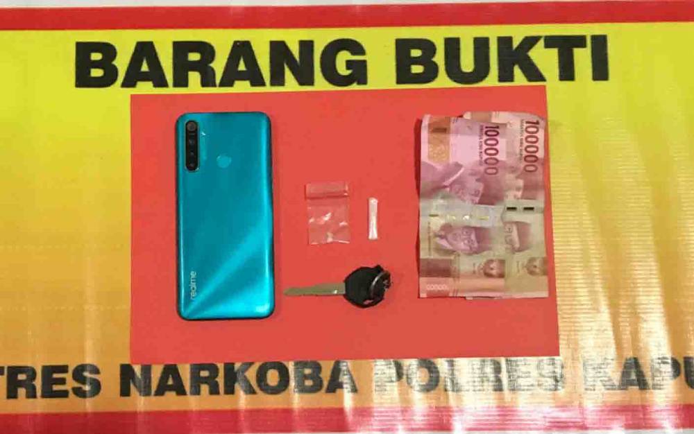 Satresnarkoba Polres Kapuas Tangkap Pemuda Beserta 0,58 Gram Sabu