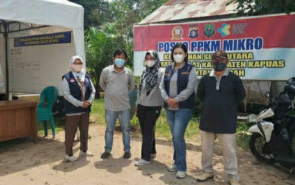 Kelurahan Selat Utara Pantau Kegiatan Warga Lewat Posko PPKM