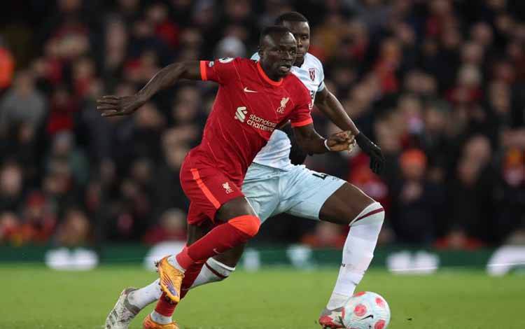 Gol Tunggal Mane Amankan Kemenangan Liverpool atas West Ham