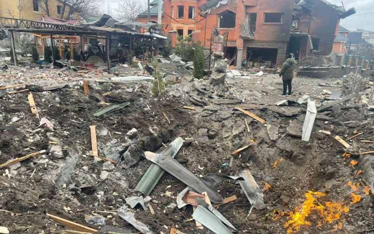 350 Warga Sipil Ukraina Tewas Sejak Invasi Rusia