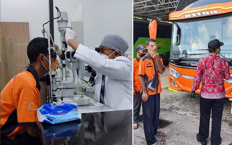 Dilempar Batu Oleh OTK, Mata Sopir Bus Yessoe Terkena Serpihan Kaca