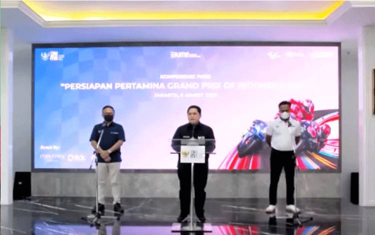 Erick Thohir Apresiasi Tingginya Animo Publik Terkait MotoGP Mandalika