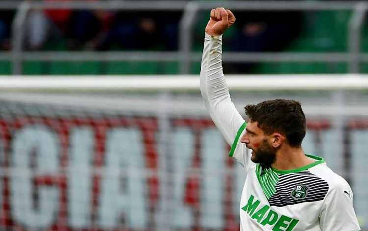 2 Gol Berardi Warnai Pesta 4 Gol Sassuolo Lawan Spezia