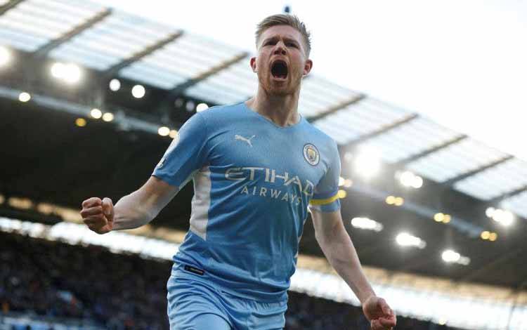 Kevin De Bruyne jadi Pemain Terbaik Liga Premier 2021-22