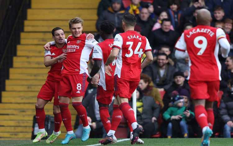 Arsenal Menang 3-2 di Kandang Watford untuk Duduki 4 Besar